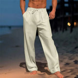 Hose Herren Gerade Passform in Khaki