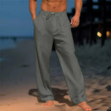Hose Herren Gerade Passform in Grau