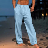 Hose Herren Gerade Passform in Blau
