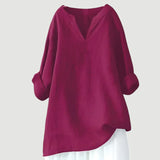 Nicole – Elegante Damen Tunikabluse in Purple