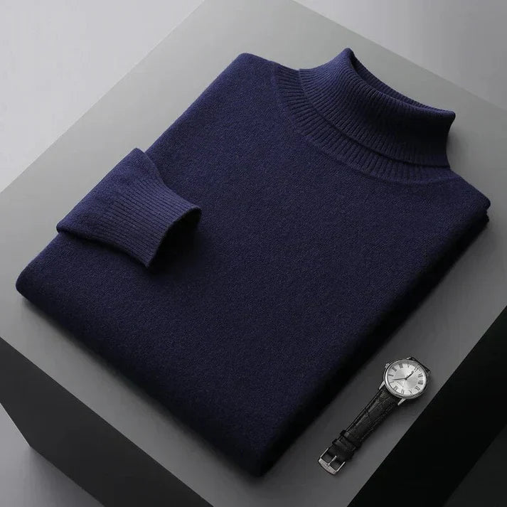 Rollkragenpullover Herren Klassisch | Schlichtes Design
