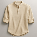 Fin | Herren Elegantes Hemd – Stilvolles Herrenhemd Elegant in Khaki