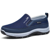 Manfred | Herren Wasserdichte Komfortschuhe Breite Zehenkappe – Herren Schuhe 2026 in Blau