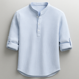 Fin | Herren Elegantes Hemd – Stilvolles Herrenhemd Elegant in Blau