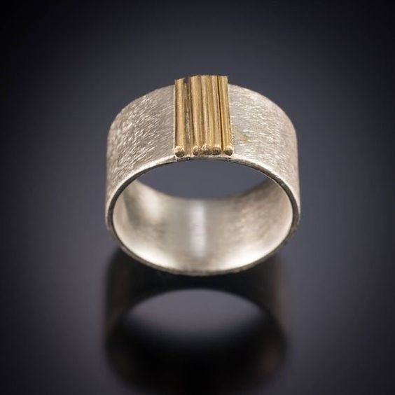 Feiner Vintage Goldplattierter Ring