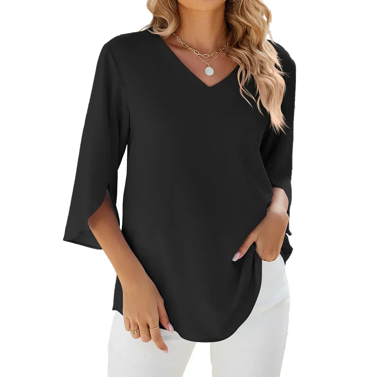 Lizzy® | Bluse mit V-Ausschnitt