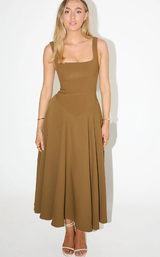 MELIS | Grace Kleid in Braun