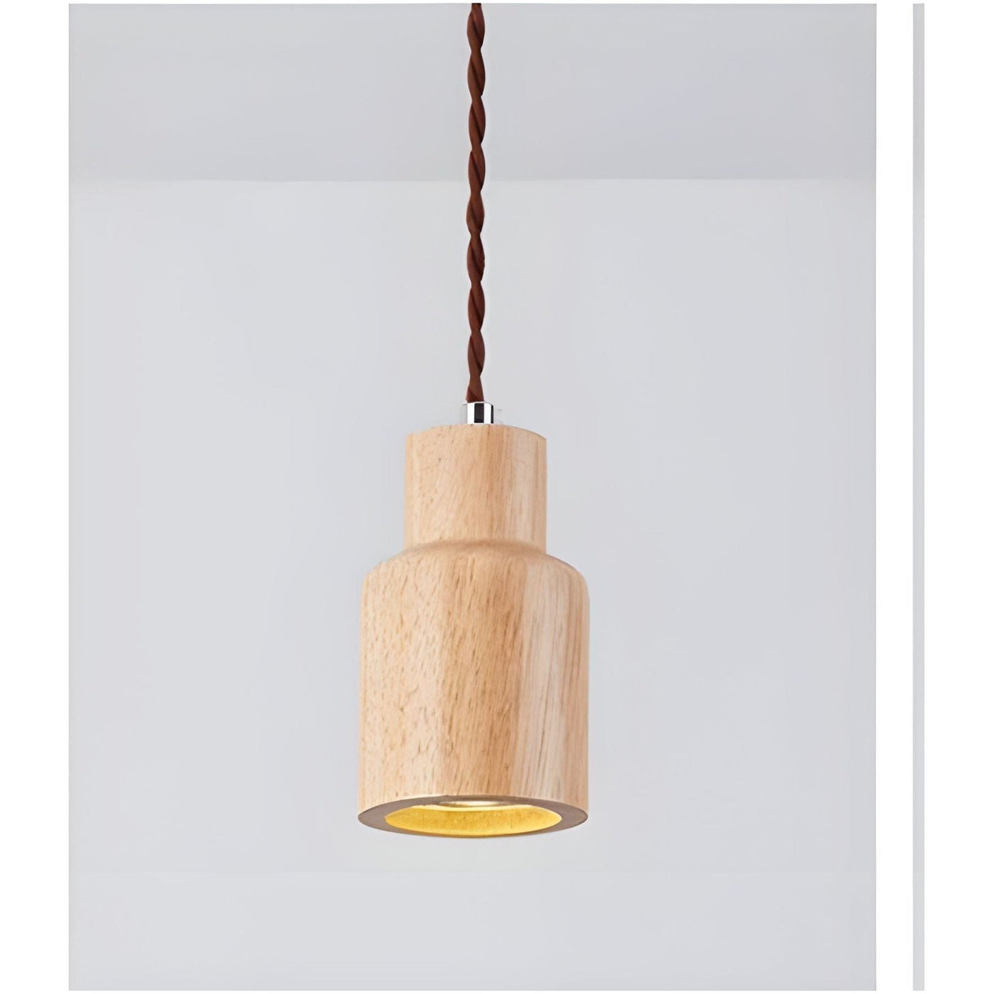 LuxeTrail Light - Skandinavische Hölzernes Pendelleuchte