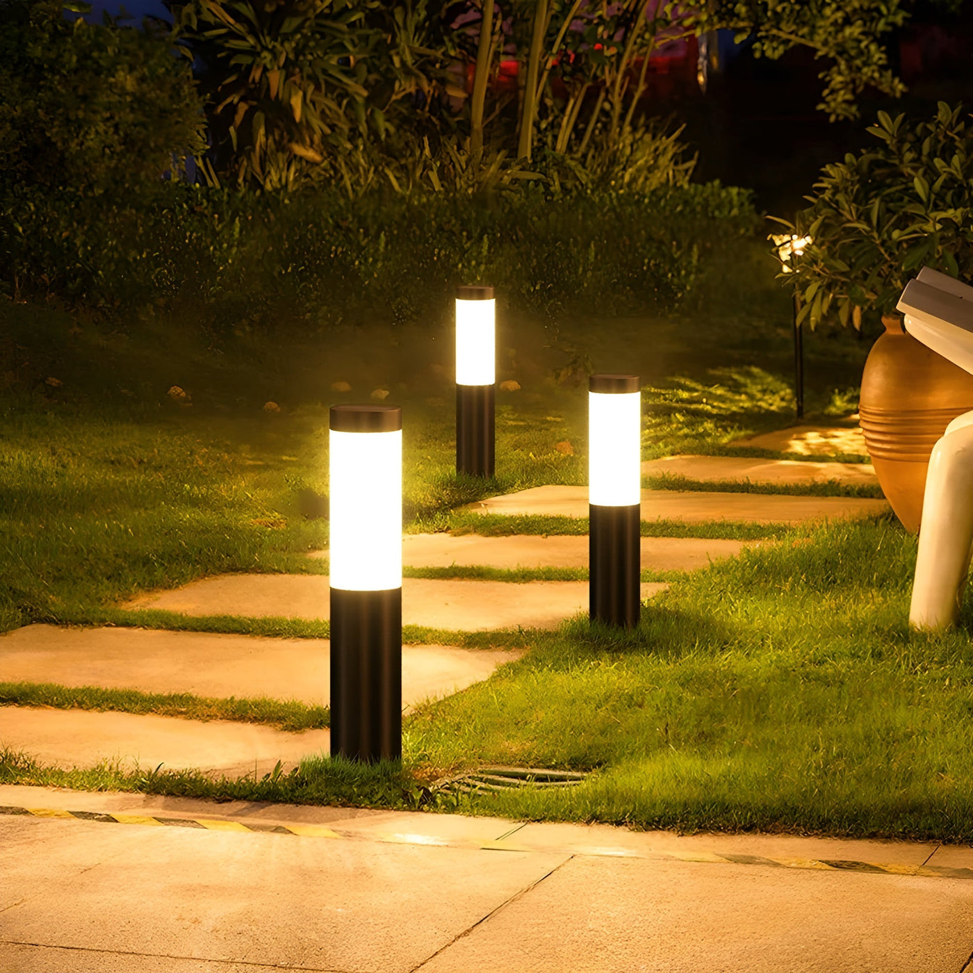 BrightPillar Light – Solar-LED-Gartenwegbeleuchtung