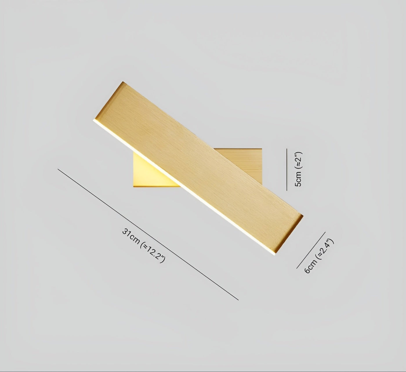 OrbitBeam Light - Drehbare Minimalistische LED Wandleuchte