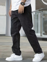 Eddie - Stilvolle Slim-Fit-Jeans für Herren in Schwarz