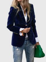 Daria - Strukturierter Blazer in Blau