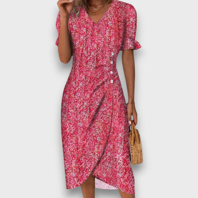 Heliane – Blumiges Midikleid