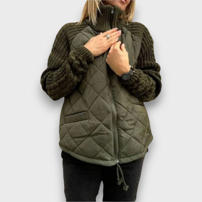 Ravinne – Steppjacke mit Strickärmeln