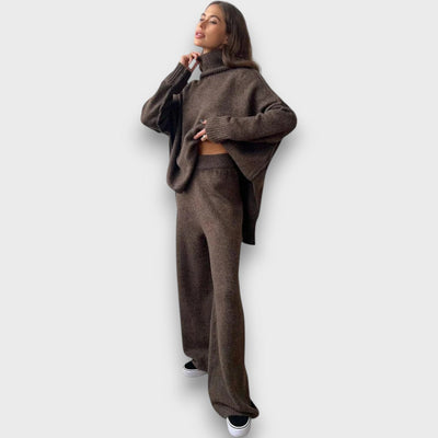 Gevanna – Zweiteiliges Strickset mit Rollkragen