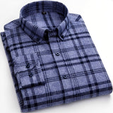 Nikolas - Elegantes Herrenshirt mit Karomuster in Dunkelgrau