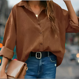 Wendela - Elegante und zeitgemäße Bluse in Brown