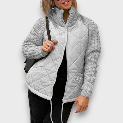 Ravinne – Steppjacke mit Strickärmeln