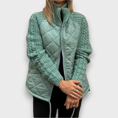 Ravinne – Steppjacke mit Strickärmeln