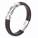 Infinity Armband Herren in Braun
