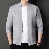 Jacquard Blazer Herren in Grau