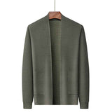Jacquard Blazer Herren in Armeegrün