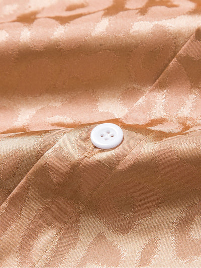 Leopardenhemd aus Satin