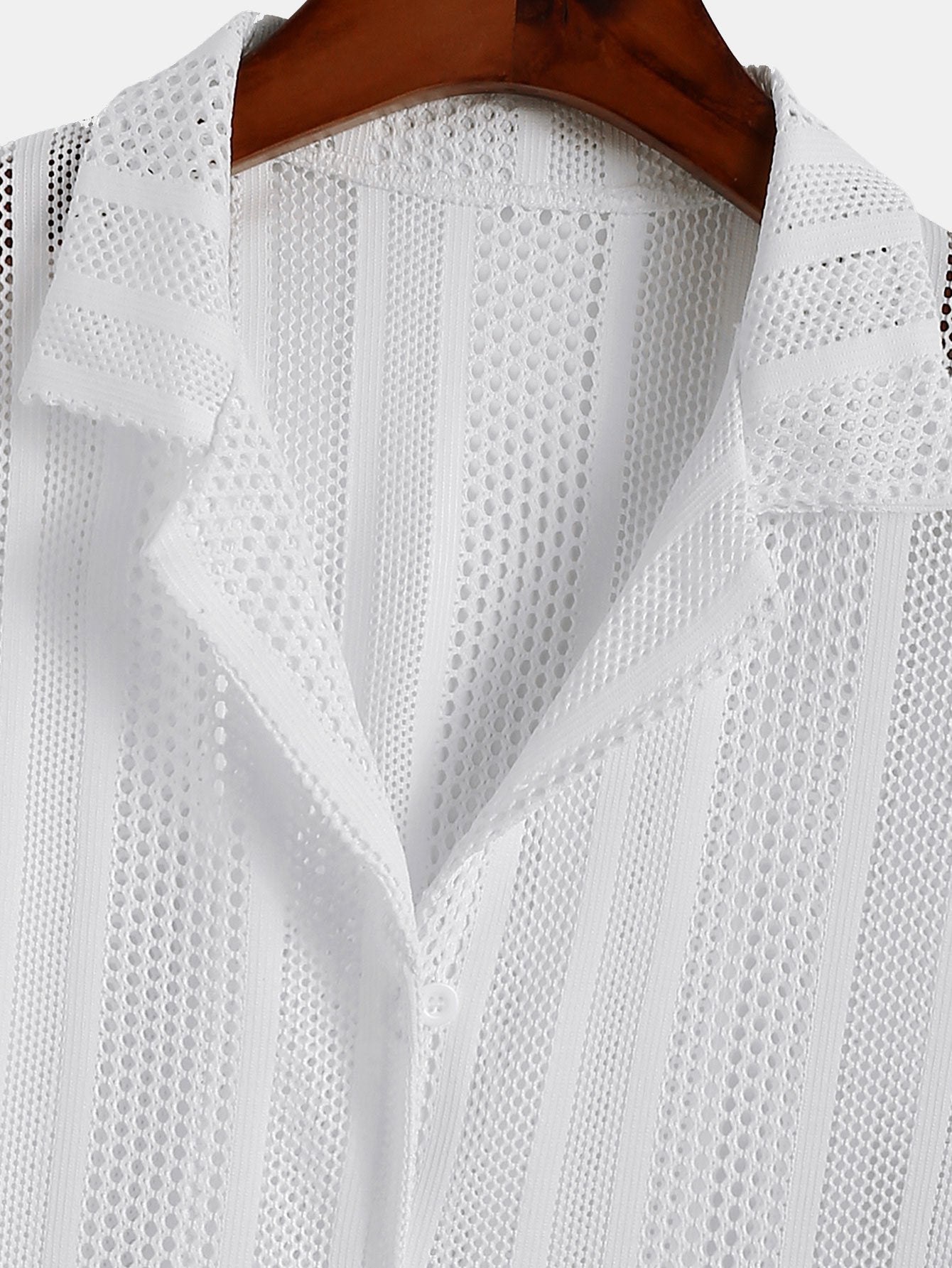 Strukturiertes Mesh-Shirt