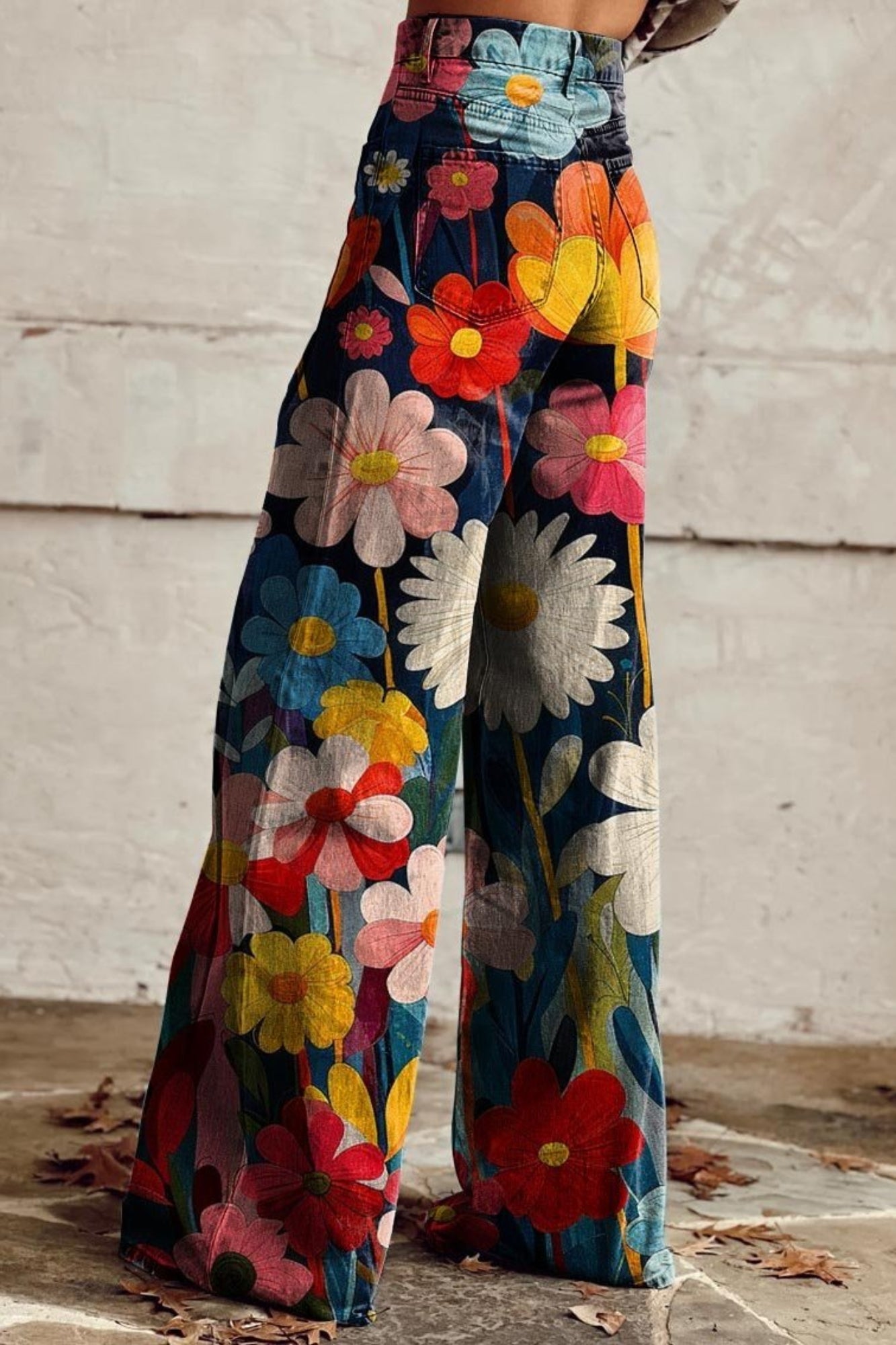 Flora | Boho Vibes Weite-Bein-Hose