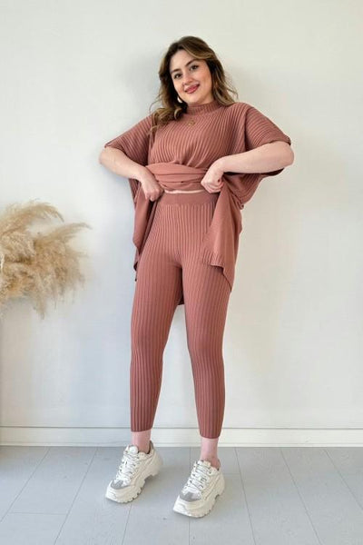 Karolina - Damen Strick Zweiteiler