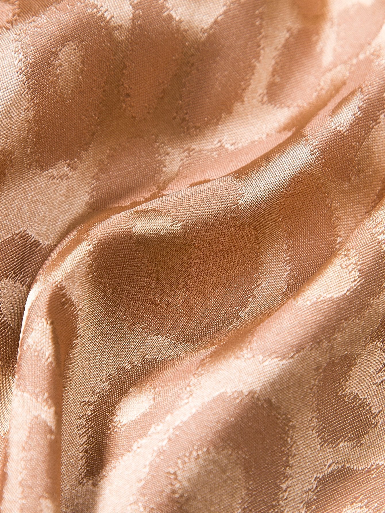 Leopardenhemd aus Satin