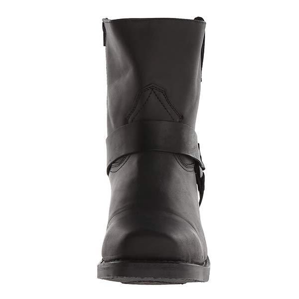 Herren Lederstiefel – Robuste Biker Boots mit stabilem Blockabsatz