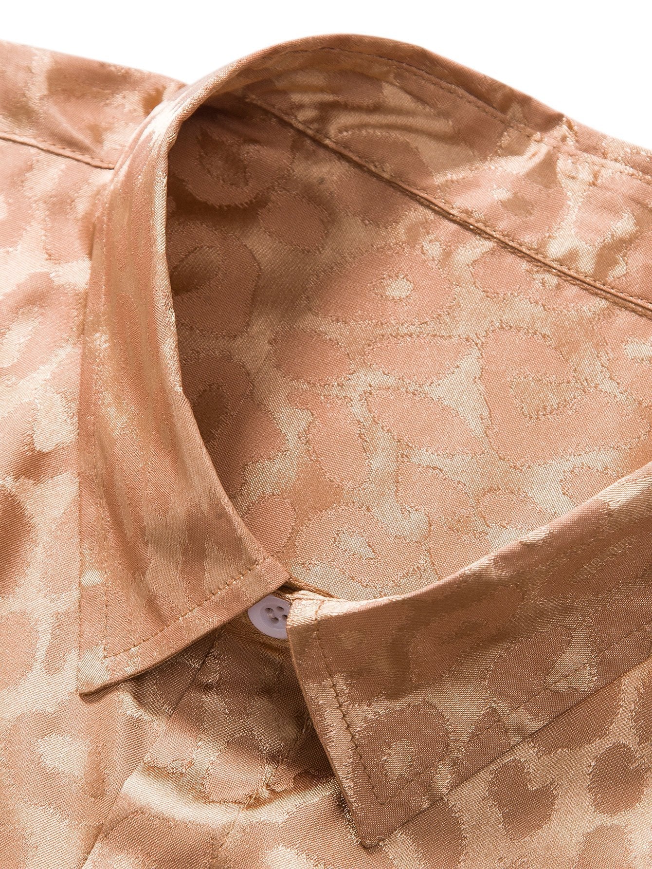 Leopardenhemd aus Satin