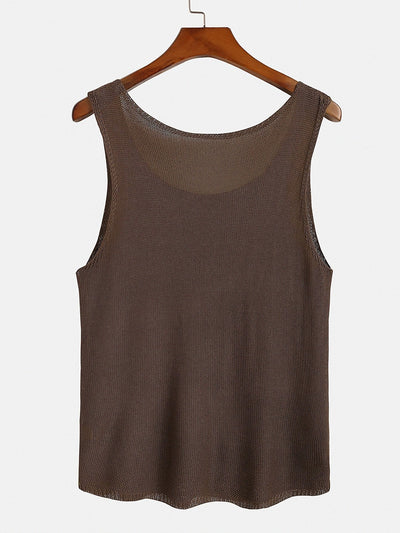 Strickpullover Tank Top