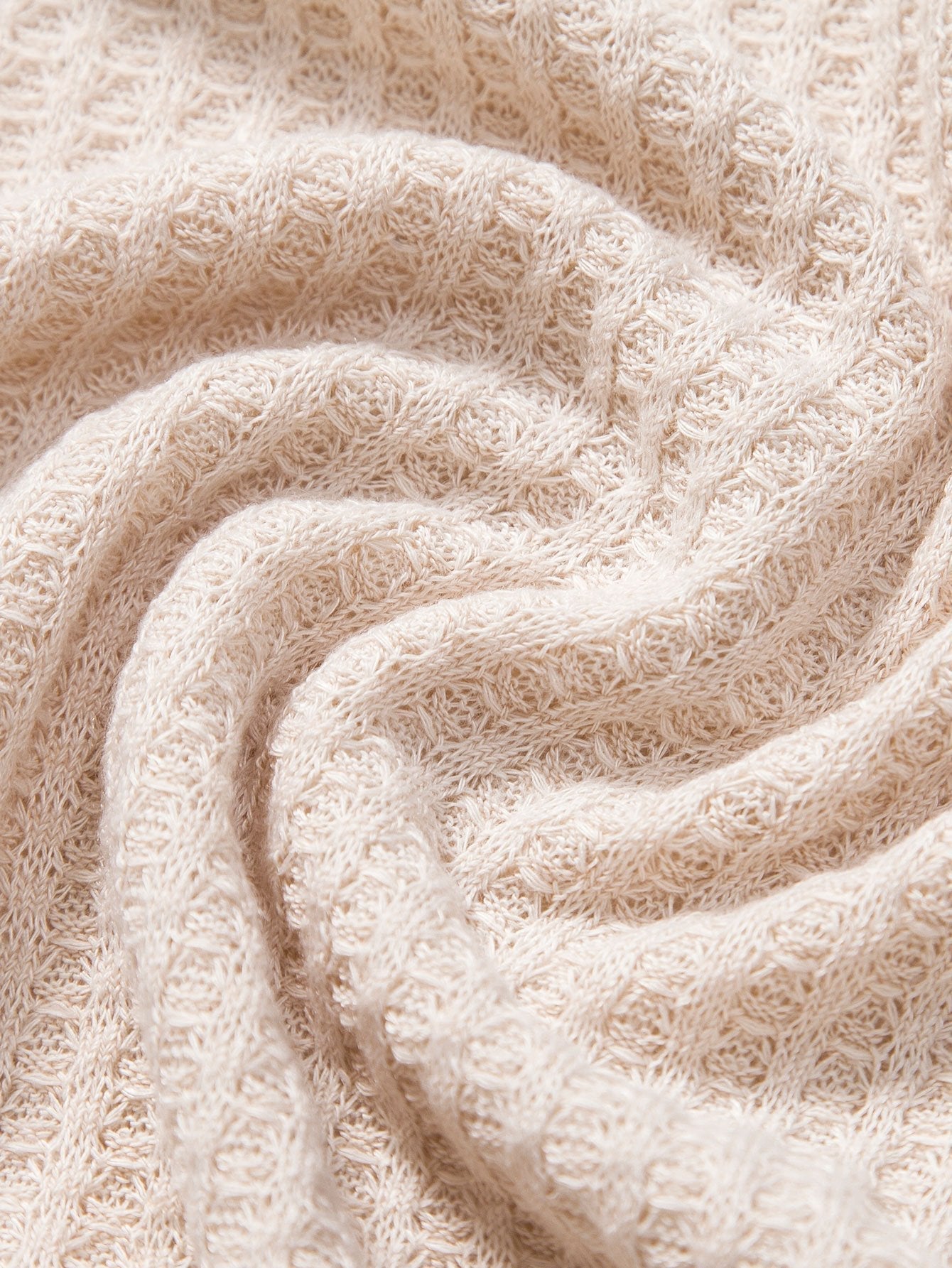 Poloshirt aus Waffelstrick