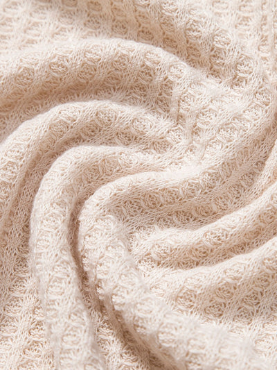 Poloshirt aus Waffelstrick