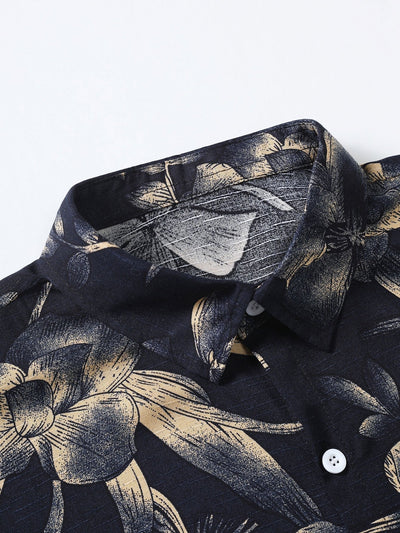 Hemd mit Blumendruck