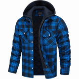 Kapuzenjacke Herren in Blau
