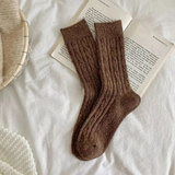 Kassandra | Damen Klassische Trachtensocken zum Oktoberfest in Braun