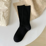 Katrin | Damen Lange Trachtensocken zum Oktoberfest in Schwarz
