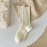 Katrin | Damen Lange Trachtensocken zum Oktoberfest in Weiß