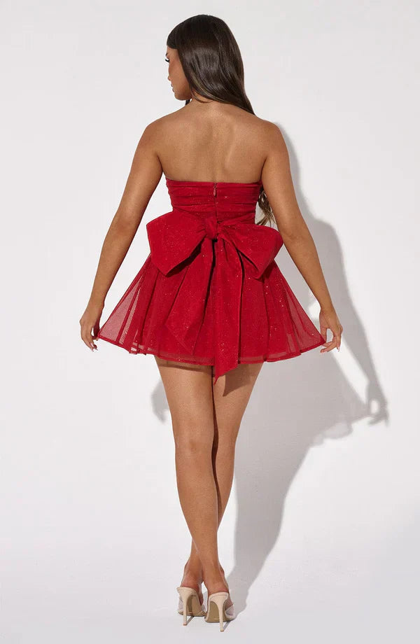 Hannah - Glitzerndes Partykleid Mini