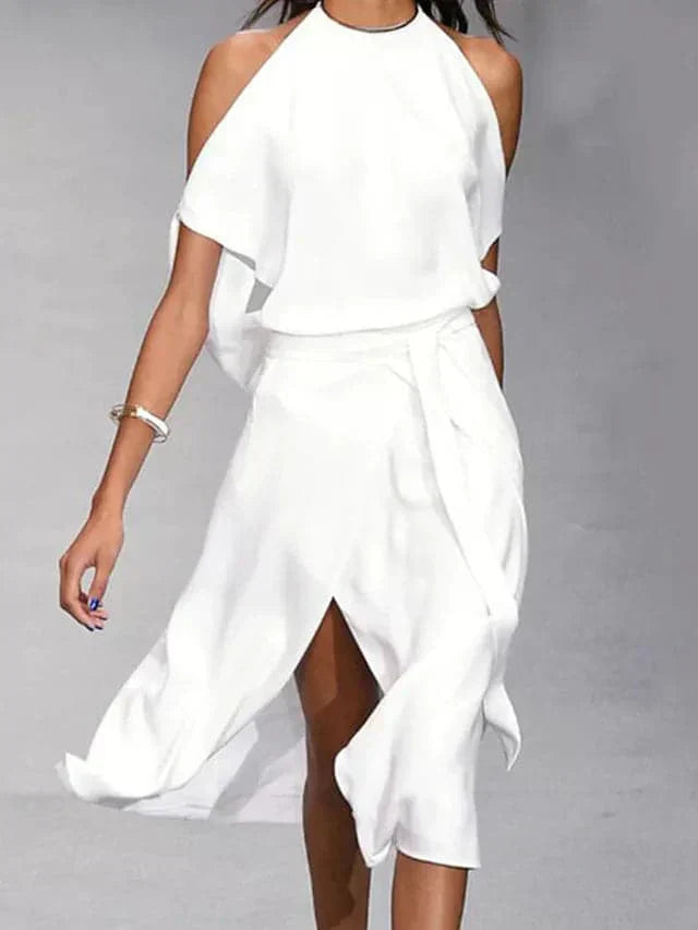 Bianca - Verspieltes Off-Shoulder Sommerkleid