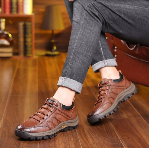 Gareth - Orthopädische Herren Lederschuhe