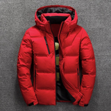 Konrad | Herren Winterjacke Mit Kapuze Und Winter Komfort Design in Rot