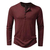 Langarmshirt Herren in Rot