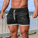 Leander | Herren Badehose Schnelltrocknend Shorts in Schwarz