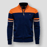 Leichte Strickjacke Herren in Orange
