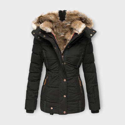 Emyra – Winterjacke mit Fellkapuze