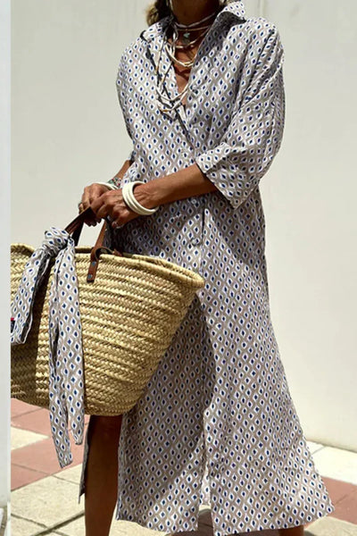 Elvira | Gestreiftes Kleid